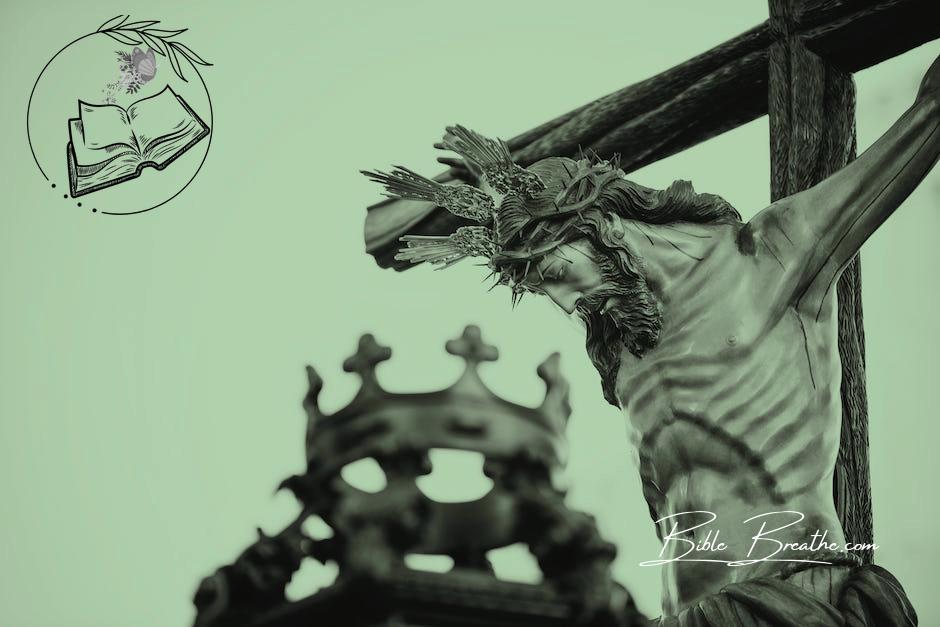 Grayscale Photo Of Crucifix