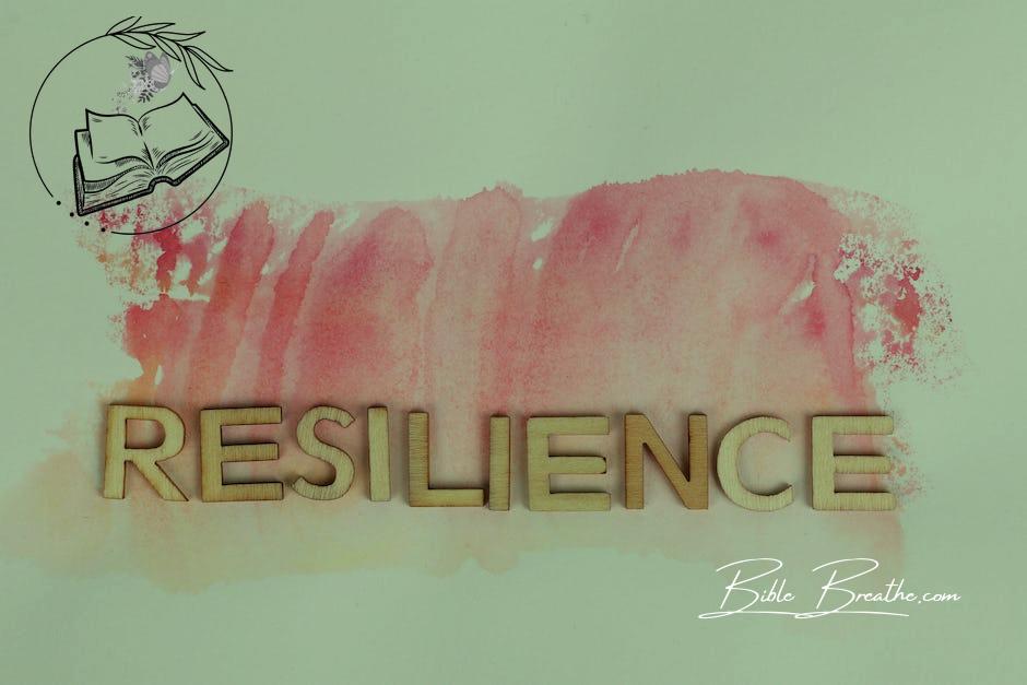 Resilience Text on Pink Ink