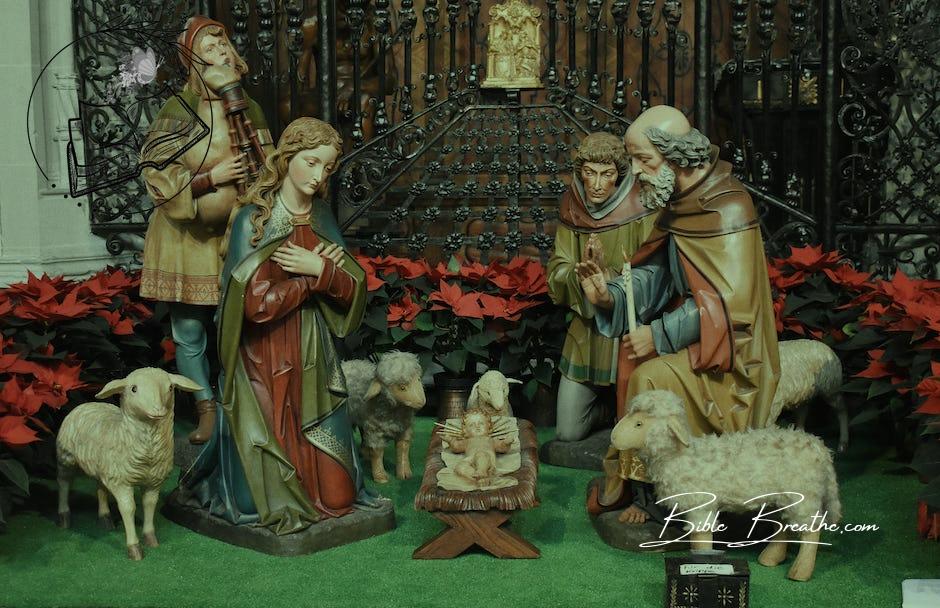 View of a Nativity Scene