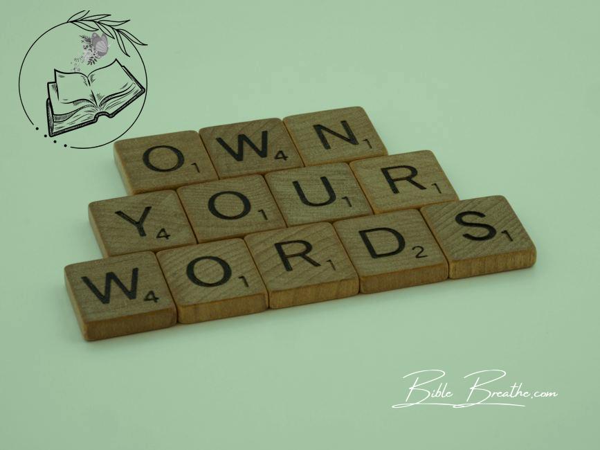Own your words
