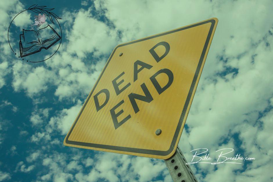 Yellow Dead End Sign during Day Time