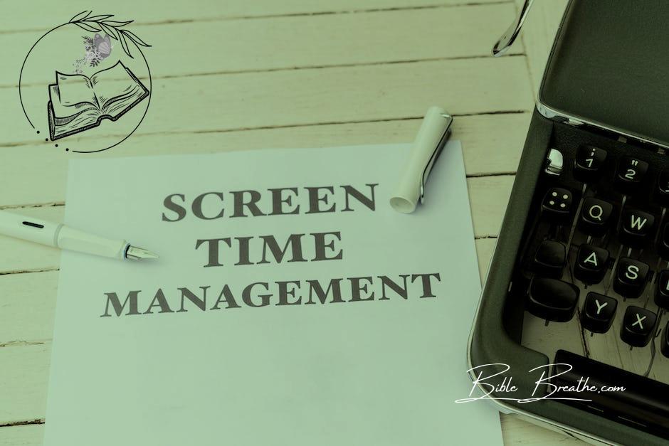 Screen time management - how to manage your child's screen time