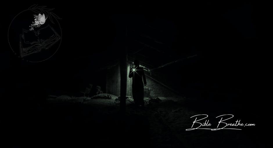 Low Angle View of Man Standing at Night