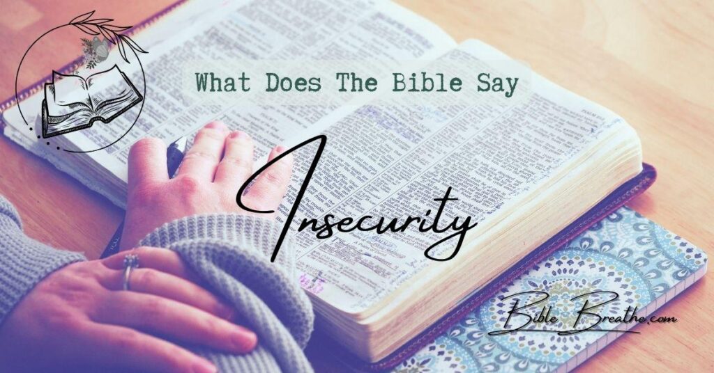 what does the bible say about insecurity BibleBreathe Featured Image