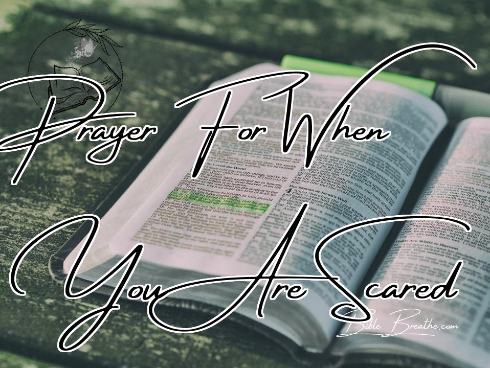 Prayer For When You Are Scared Featured Image