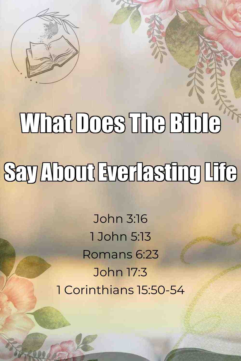 Pinterest Pin About What Does The Bible Say About Everlasting Life