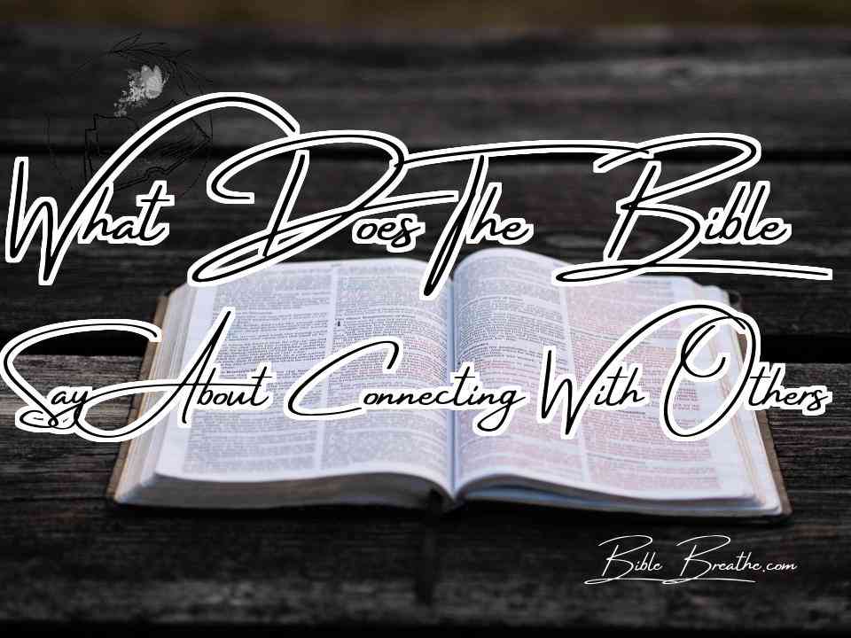 What Does The Bible Say About Connecting With Others Featured Image