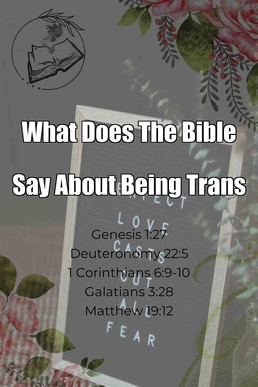 Pinterest Pin About What Does The Bible Say About Being Trans