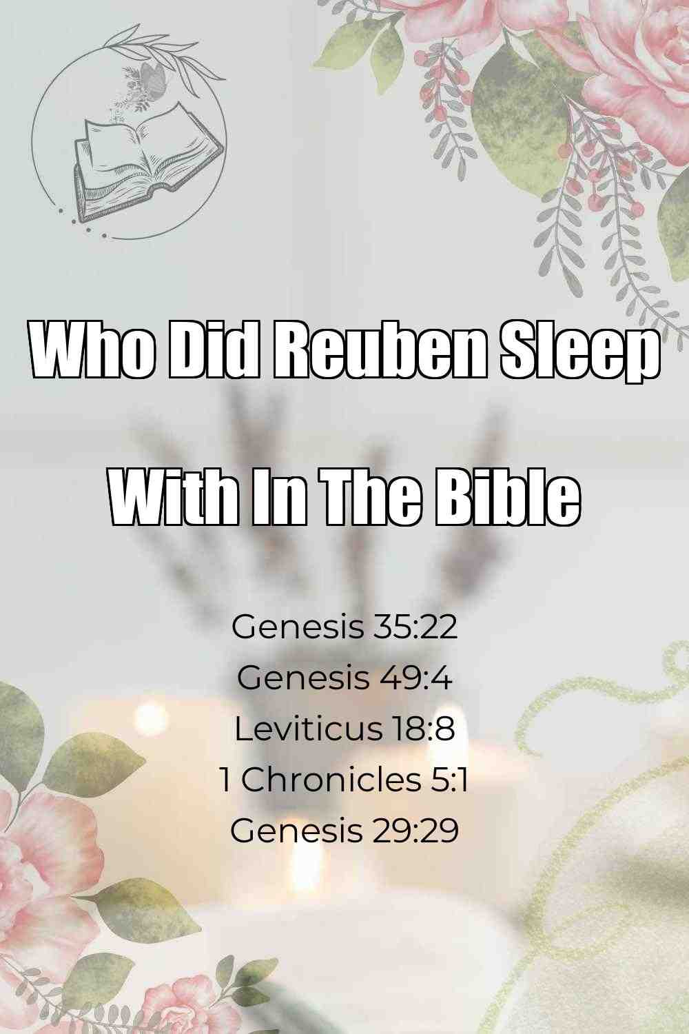 Pinterest Pin About Who Did Reuben Sleep With In The Bible
