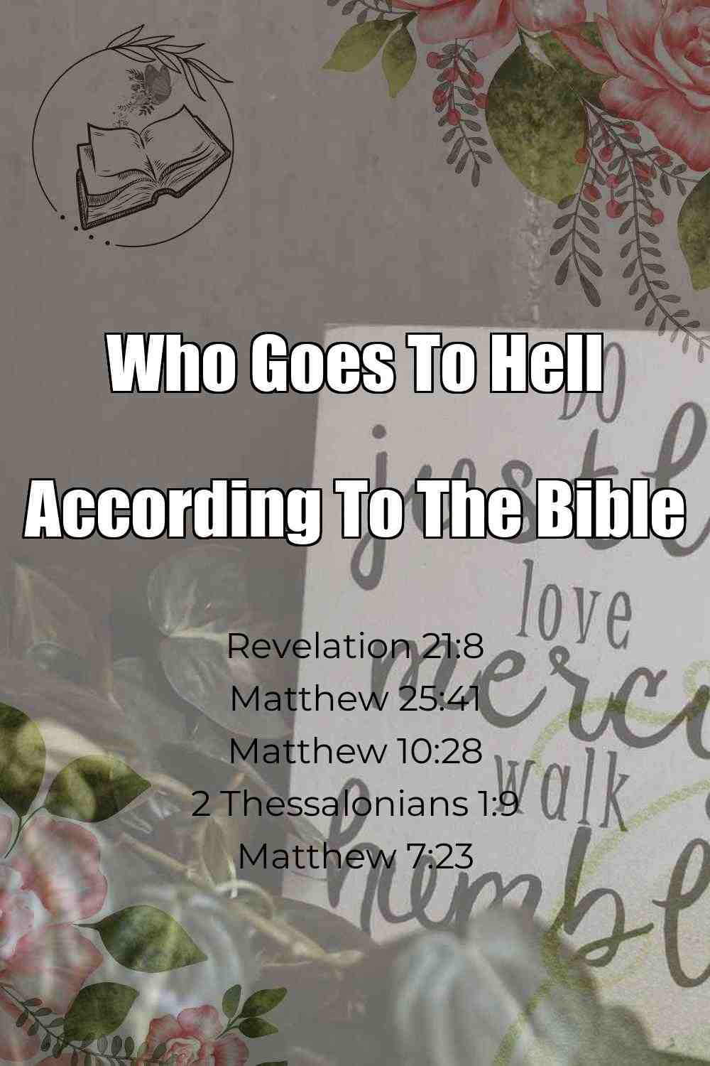 Pinterest Pin About Who Goes To Hell According To The Bible